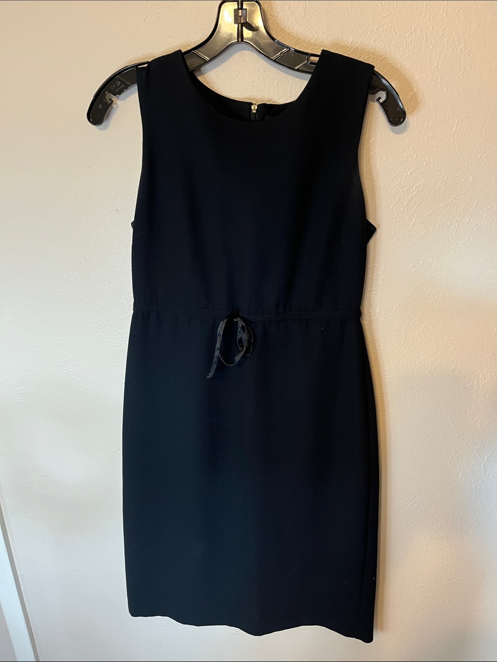GAP Black Sleeveless Mini Dress with Waist Tie